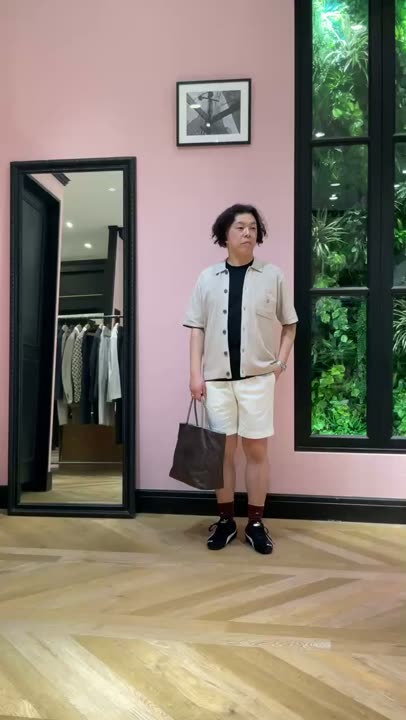 ◇【干場義雅×DRESSTERIOR/再入荷/ウォッシャブル】コットン混ハーフ