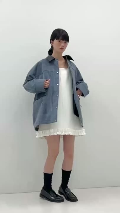 pigment denim coverall（ステンカラーコート） | CODE A（コードエー